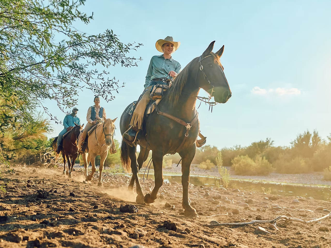 Horseback riding with Fort McDowell Adventures in the Arizona desert