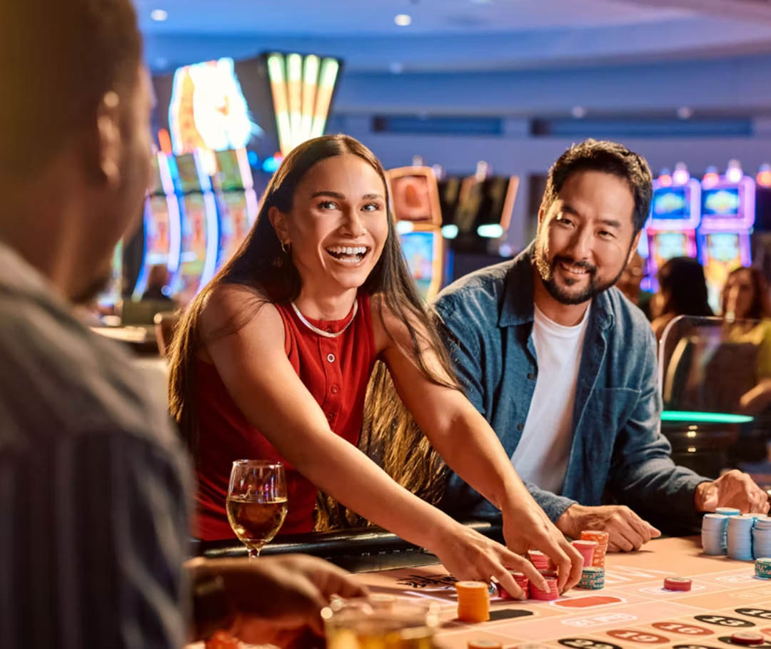 Guests enjoying gaming at We-Ko-Pa Casino Resort near Eagle View RV Resort